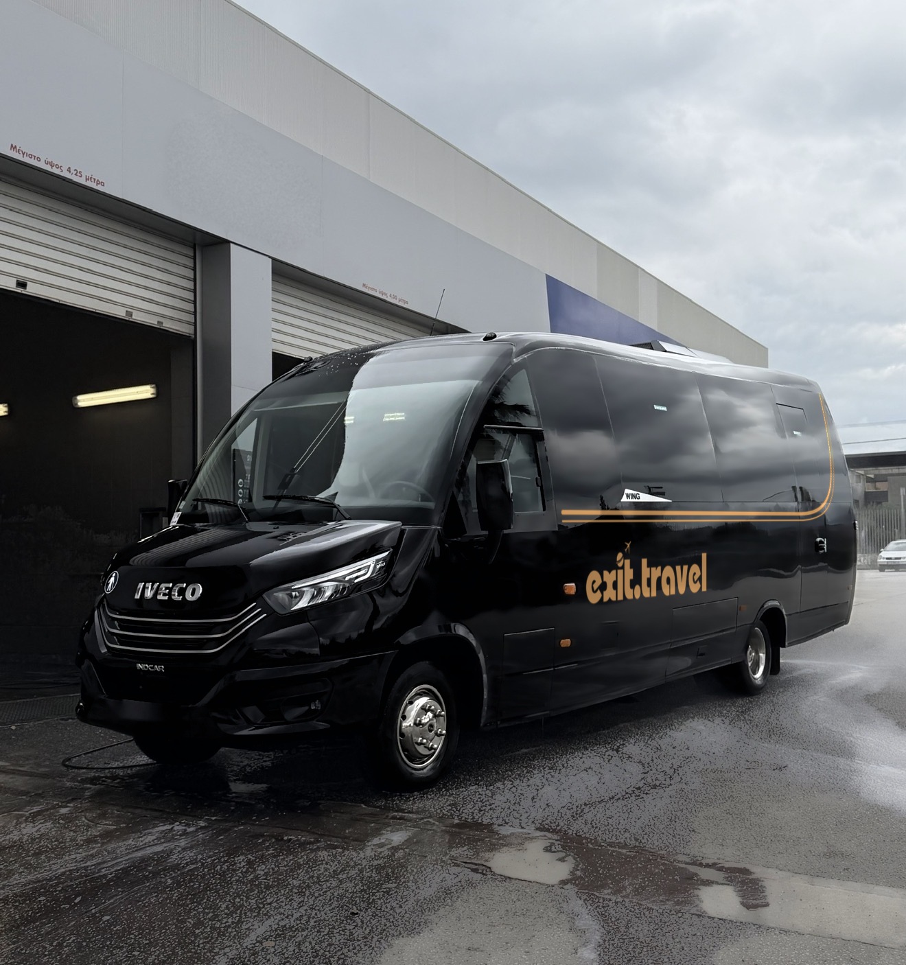 30-Seater Black Edition VIP – Exit Bus